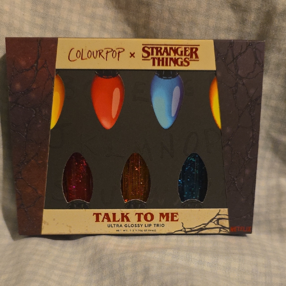ColourPop x Stranger Things Talk To Me Lip Trio